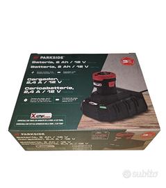 Batteria 2 Ah con caricabatterie 12 V Parkside 