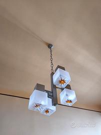 Lampadario a sospensione stile Murano