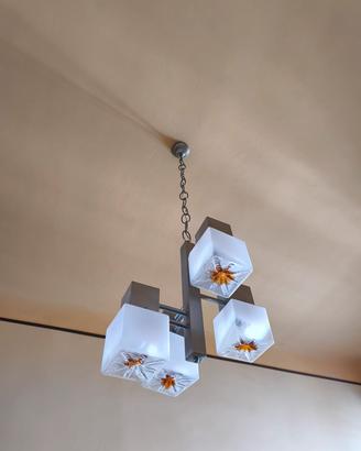 Lampadario a sospensione stile Murano