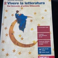 9788808692634 vivere la letteratura 2