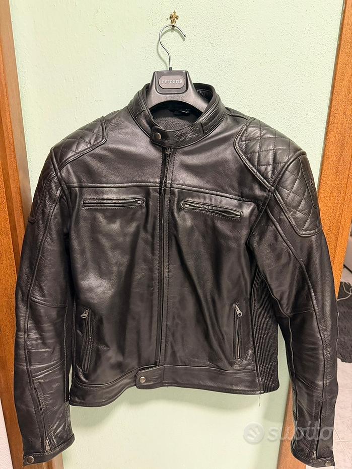 Timberland Giacca Cafe Racer Di Pelle Nero | Dressinn