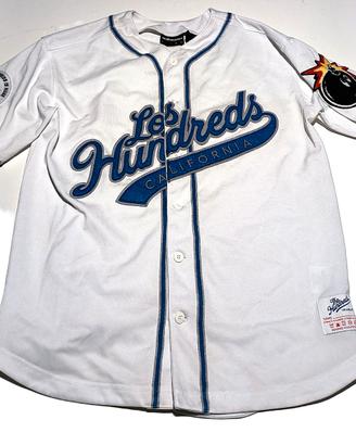 Camicia Baseball Los Hundreds Bianca M Ottime