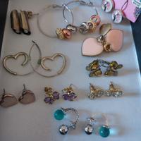 lotto orecchini donna/ragazza