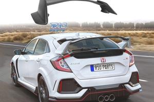SPOILER ALERON HONDA CIVIC HATCHBACK 16-20 LOOK TY