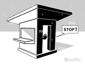 Custode guardiano uomo di fiducia giorno o notte