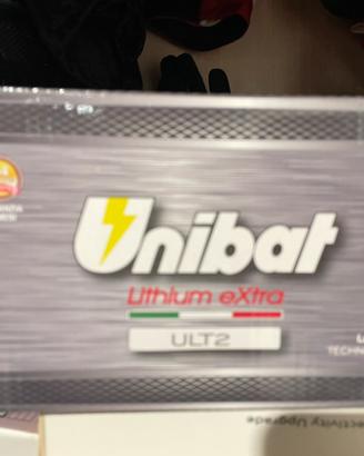 Batteria al litio moto unibat