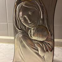 Quadro in argento 925 Immagine sacra "Madonna"
