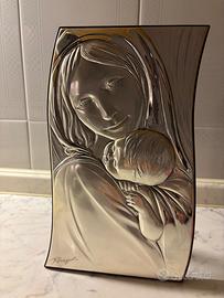 Quadro in argento 925 Immagine sacra "Madonna"