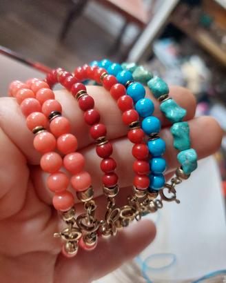 Collane, bracciali, anelli, ciondoli vari argento
