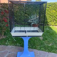 Gabbia per Uccelli / Pappagalli con Piedistallo