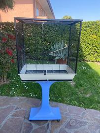Gabbia per Uccelli / Pappagalli con Piedistallo