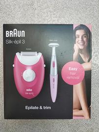 Braun Silk epil 3 Epilator+ Bikini styler nuovo 