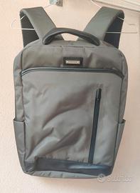Zaino porta PC 15'' grigio in poliestere Baldinini