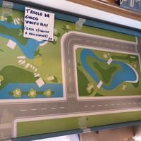 Tavolo da gioco Wood ‘N Play Base per macchinine