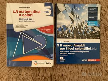 libri matematica e fisica 5’ anno
