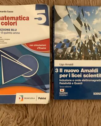 libri matematica e fisica 5’ anno