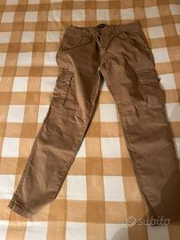 Pantaloni con tasconi Boombogie tabacco  tg 36 50