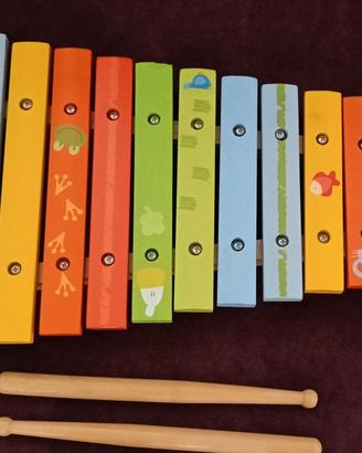 Xilofono in legno per bambini 