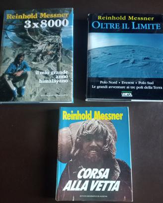 Lotto 3 libri R. Messner