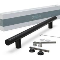 Coppia maniglie / maniglioni neri 120cm oppali