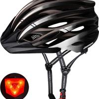 Shinmax Casco Bici con Luce LED