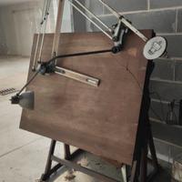 Antico Tecnigrafo in legno originale MELI