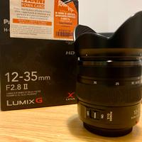 Obiettivo Panasonic vario f2.8 12-35 mm