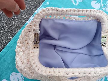 clutch bag borsa uncinetto 