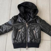 Bomber bambino in pelle