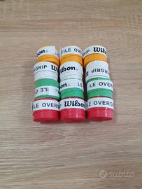 12 overgrip forati vari colori  per tennis e padel