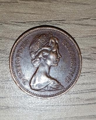 moneta New Penny 1 da collezione 