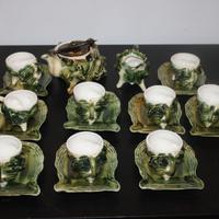 Elegante servizio da tè in ceramica smaltata –