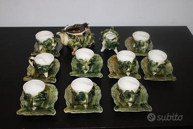 Elegante servizio da tè in ceramica smaltata –