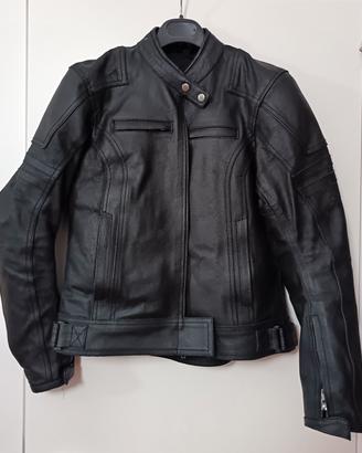 giacca moto femminile in pelle 