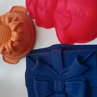 3 stampi silicone cucina 