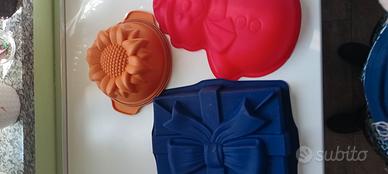 3 stampi silicone cucina 