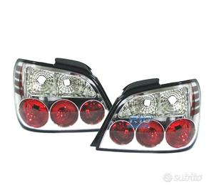 FANALI PER SUBARU IMPREZA 08-12 ROSSO CROMATO