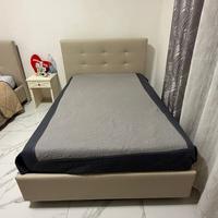 Coppia letti una piazza e mezzo + materassi