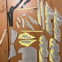 Kit adesivi fifty top 94 rosso