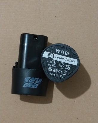 2 batterie ricaricabili per utensili