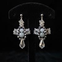 Orecchini Vintage Artigianali Cristallo Swarovski