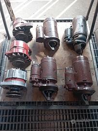 4 Motorini avviamento 3 alternatori