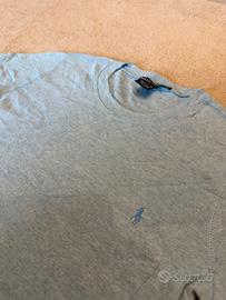 T-shirt Ralph Lauren L azzurra melange uomo/donna