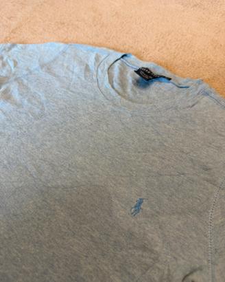 T-shirt Ralph Lauren L azzurra melange uomo/donna