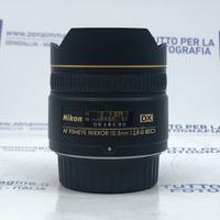 Obiettivo NIKON DX AFS 10.5 2.8 FISHEYE GAR.USATO