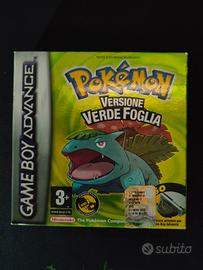 Pokemon Verde Foglia Nintendo Game Boy Advance GBA