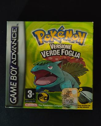 Pokemon Verde Foglia Nintendo Game Boy Advance GBA