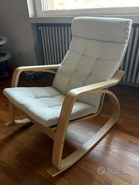 Sedia a dondolo Poang (ikea)