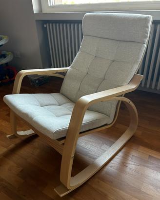 Sedia a dondolo Poang (ikea)