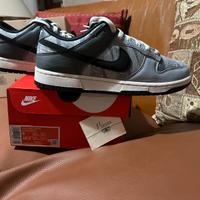 Scarpe Nike dunk low grigio nero - tg. 42,5